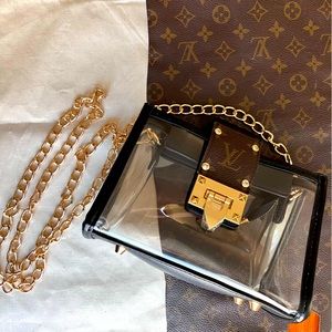 COPY - Upcycled Authentic Canvas Clear Stadium Bag